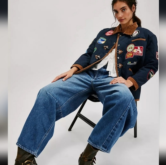 NWT Found Farmstead Quilt Patch Jacket S Brand new - Picture 4 of 4